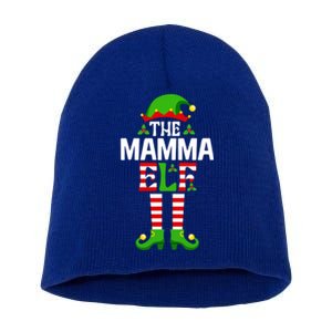 IM The Mamma Elf Great Gift Funny Christmas Family Matching Cool Gift Short Acrylic Beanie