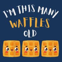 I'm This Many Waffles Old 3rd Birthday 3 Years Old Bday Infant Baby Jersey Bodysuit