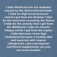 I Take Metformin For The Diabetes Caused By The Hydrochlorothiazide Garment-Dyed Sweatshirt