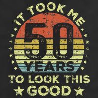 It Took Me 50 Years To Look This Good 50th Birthday Adult Drive Performance Visor