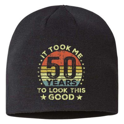 It Took Me 50 Years To Look This Good 50th Birthday Sustainable Beanie