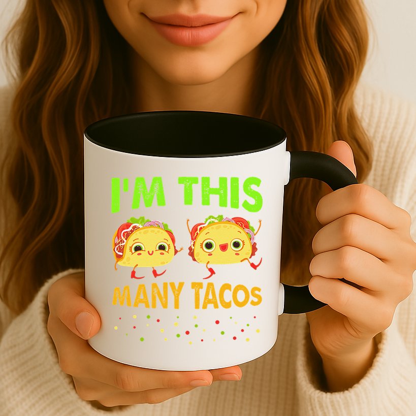 I'm This Many Tacos Second Birthday Twosday Cinco De Mayo Mug