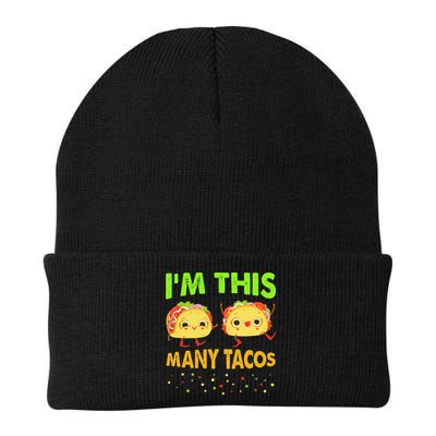 I'm This Many Tacos Second Birthday Twosday Cinco De Mayo Beanie