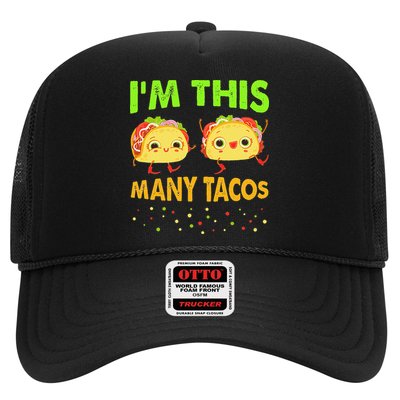 I'm This Many Tacos Second Birthday Twosday Cinco De Mayo Trucker Hat