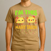 I'm This Many Tacos Second Birthday Twosday Cinco De Mayo T-Shirt