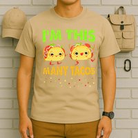 I'm This Many Tacos Second Birthday Twosday Cinco De Mayo T-Shirt