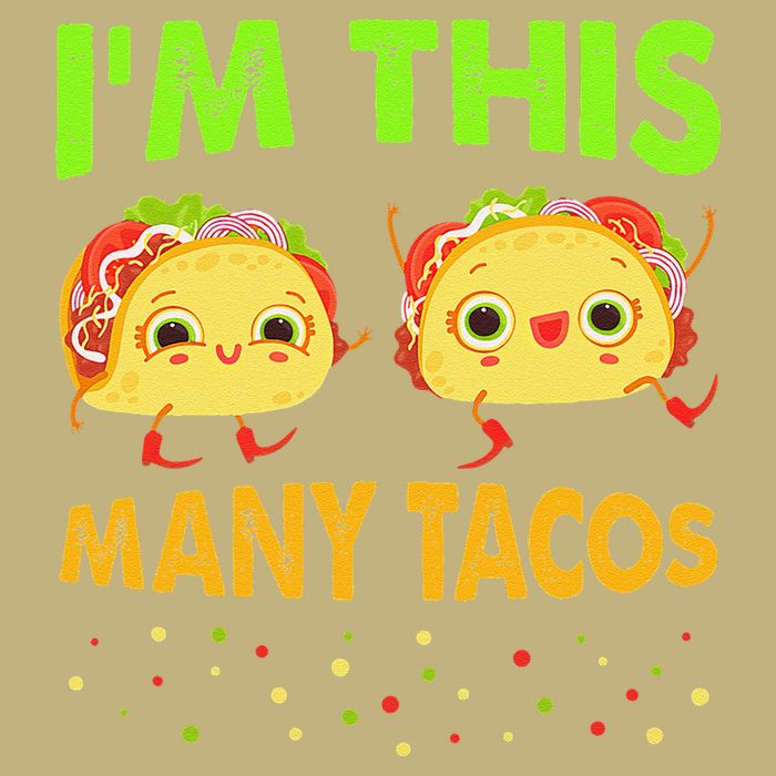 I'm This Many Tacos Second Birthday Twosday Cinco De Mayo Magnet