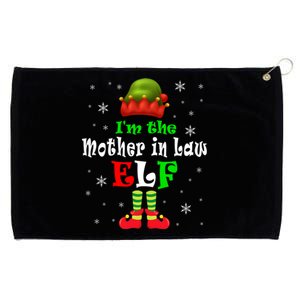 IM The Mother In Law Elf Cute Elf Matching Family Christmas Gift Grommeted Golf Towel