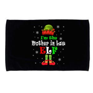 IM The Mother In Law Elf Cute Elf Matching Family Christmas Gift Microfiber Hand Towel