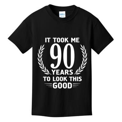 It Took Me 90 Years To Look This Good 90th Birthday Kids T-Shirt