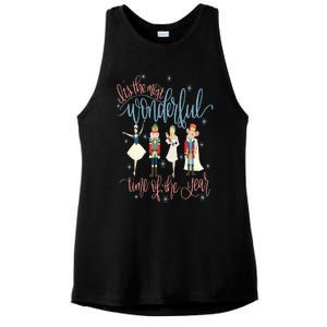 Its The Most Wonderful Time Of The Year Christmas Nutcracker Ladies PosiCharge Tri-Blend Wicking Tank