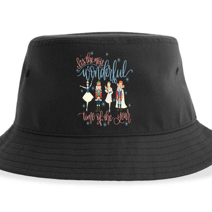 Its The Most Wonderful Time Of The Year Christmas Nutcracker Sustainable Bucket Hat