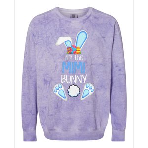 I'm The Mimi Bunny Costume Easter Gift Colorblast Crewneck Sweatshirt