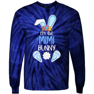 I'm The Mimi Bunny Costume Easter Gift Tie-Dye Long Sleeve Shirt