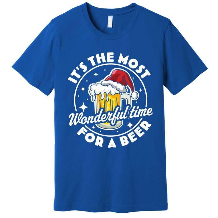 It's The Most Wonderful Time Beer Gift Beer Ing Xmas Gift Premium T-Shirt