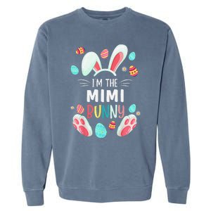 I'm The Mimi Bunny Matching Family Easter Party Garment-Dyed Sweatshirt