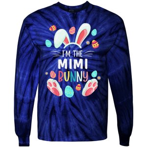 I'm The Mimi Bunny Matching Family Easter Party Tie-Dye Long Sleeve Shirt