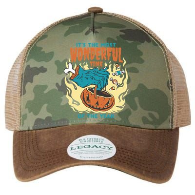 It's The Most Wonderful Time Of The Year Halloween Legacy Tie Dye Trucker Hat