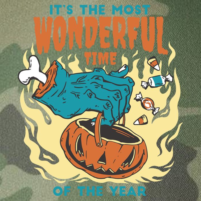 It's The Most Wonderful Time Of The Year Halloween Legacy Tie Dye Trucker Hat