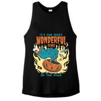 It's The Most Wonderful Time Of The Year Halloween Ladies PosiCharge Tri-Blend Wicking Tank