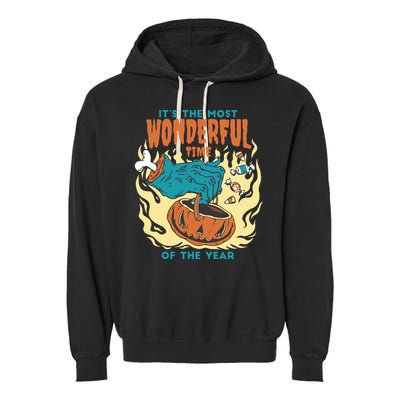 It's The Most Wonderful Time Of The Year Halloween Garment-Dyed Fleece Hoodie