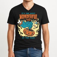It's The Most Wonderful Time Of The Year Halloween V-Neck T-Shirt