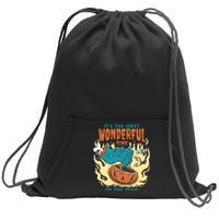 It's The Most Wonderful Time Of The Year Halloween Sweatshirt Cinch Pack Bag