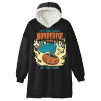 It's The Most Wonderful Time Of The Year Halloween Hooded Wearable Blanket