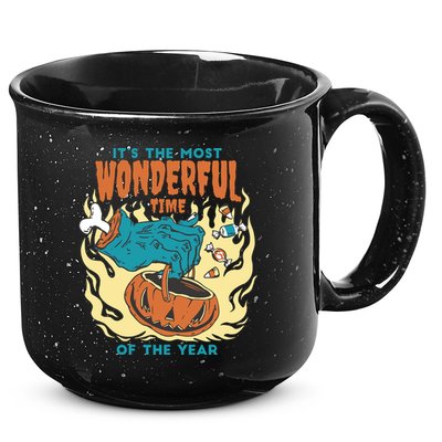 It's The Most Wonderful Time Of The Year Halloween 15oz Campfire Ceramic Mug