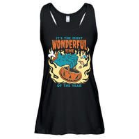 It's The Most Wonderful Time Of The Year Halloween Ladies Essential Flowy Tank