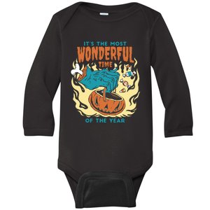 It's The Most Wonderful Time Of The Year Halloween Baby Long Sleeve Bodysuit