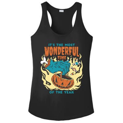 It's The Most Wonderful Time Of The Year Halloween Ladies PosiCharge Competitor Racerback Tank