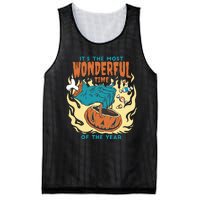 It's The Most Wonderful Time Of The Year Halloween Mesh Reversible Basketball Jersey Tank