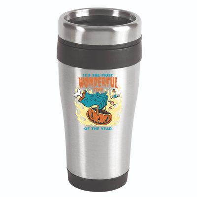 It's The Most Wonderful Time Of The Year Halloween 16oz Travel Tumbler