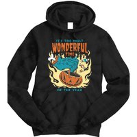 It's The Most Wonderful Time Of The Year Halloween Tie Dye Hoodie