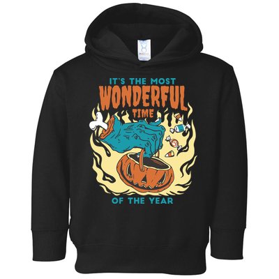 It's The Most Wonderful Time Of The Year Halloween Toddler Hoodie