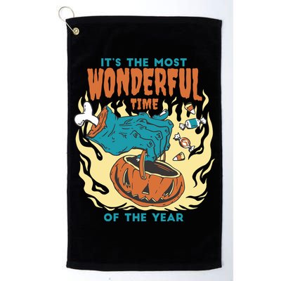It's The Most Wonderful Time Of The Year Halloween Golf Towel