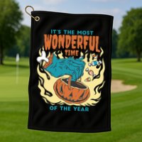 It's The Most Wonderful Time Of The Year Halloween Golf Towel