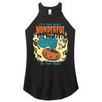 It's The Most Wonderful Time Of The Year Halloween Women's Perfect Tri Rocker Tank