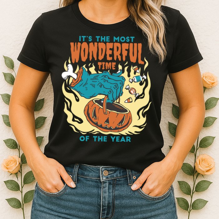 It's The Most Wonderful Time Of The Year Halloween Womens T-Shirt