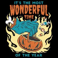It's The Most Wonderful Time Of The Year Halloween Wool Snapback Cap
