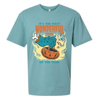 It's The Most Wonderful Time Of The Year Halloween Sueded Cloud Jersey T-Shirt