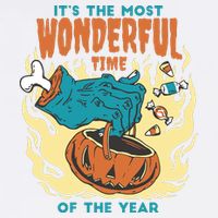 It's The Most Wonderful Time Of The Year Halloween Garment-Dyed Sweatshirt