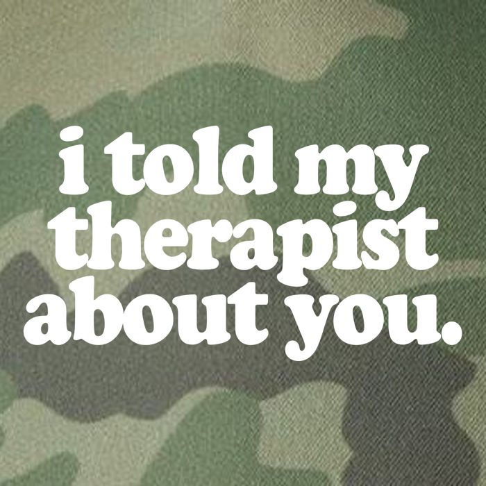 I Told My Therapist About You Funny Legacy Tie Dye Trucker Hat