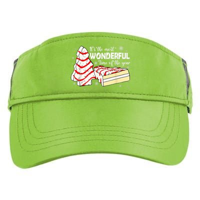 Its The Most Wonderful Time Of The Year Christmas Cake Adult Drive Performance Visor