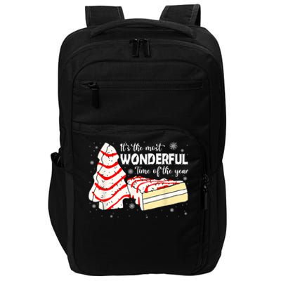 Its The Most Wonderful Time Of The Year Christmas Cake Impact Tech Backpack