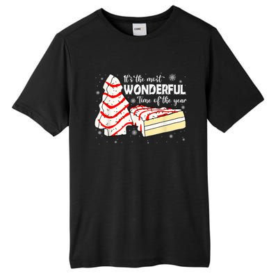 Its The Most Wonderful Time Of The Year Christmas Cake Tall Fusion ChromaSoft Performance T-Shirt