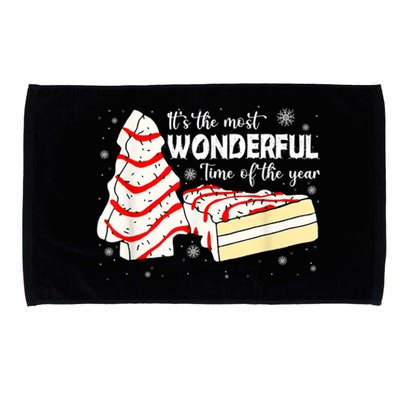 Its The Most Wonderful Time Of The Year Christmas Cake Microfiber Hand Towel