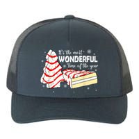 Its The Most Wonderful Time Of The Year Christmas Cake Yupoong Adult 5-Panel Trucker Hat