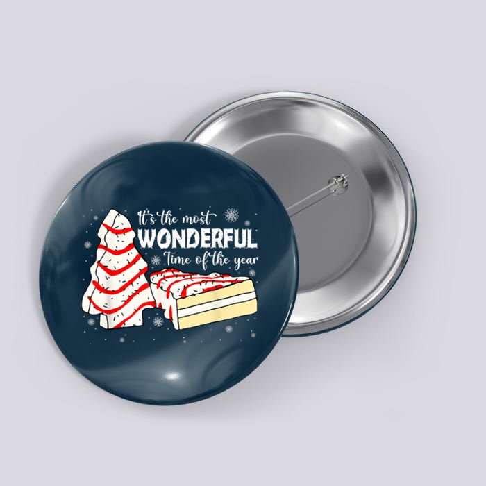 Its The Most Wonderful Time Of The Year Christmas Cake Button